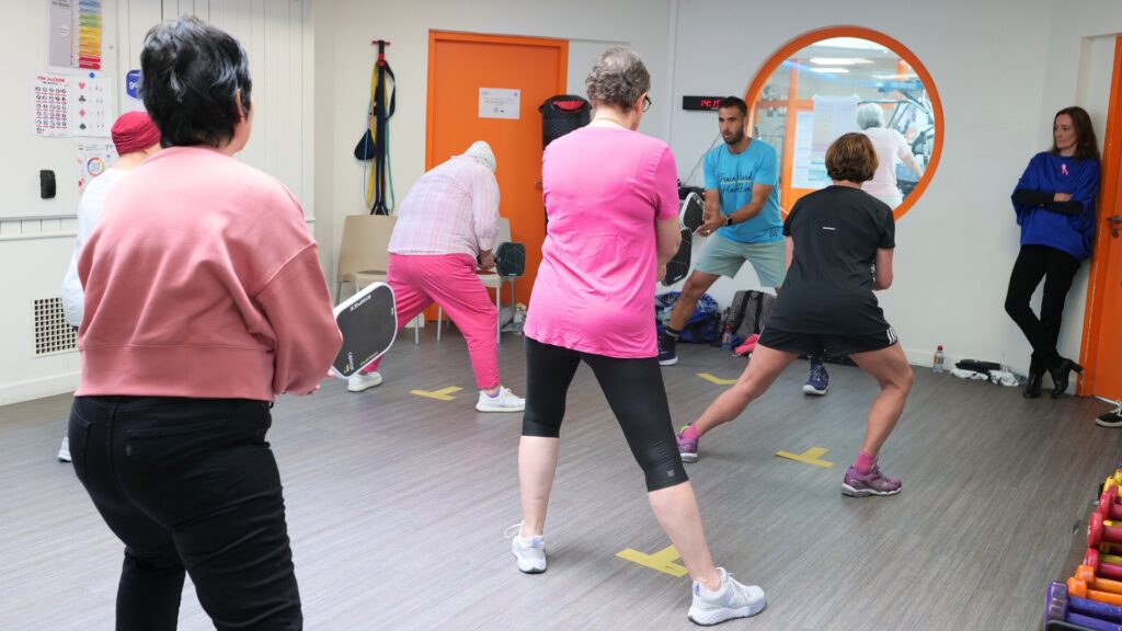 Octobre Rose : Alptis organise des ateliers de Fitennis « Rebond Rose » au Centre Léon Bérard